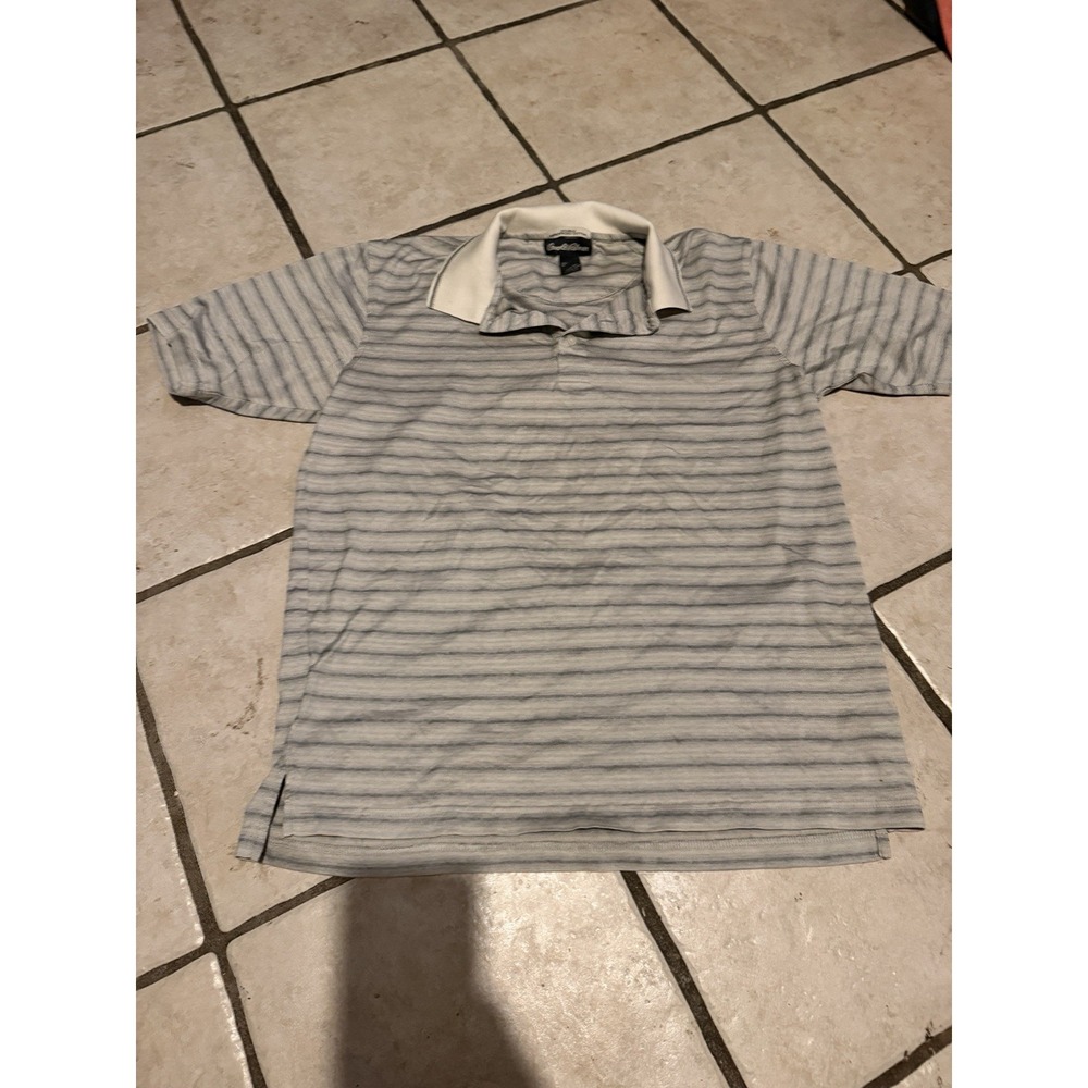 ARNOLD PALMER‎ Men's Striped Short Sleeve Polo Golf Shirt sz M